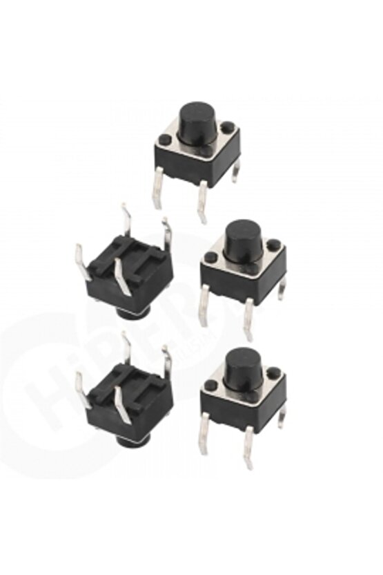 5 Adet Push Buton 6x6x5 Mm 4 Pin Buton