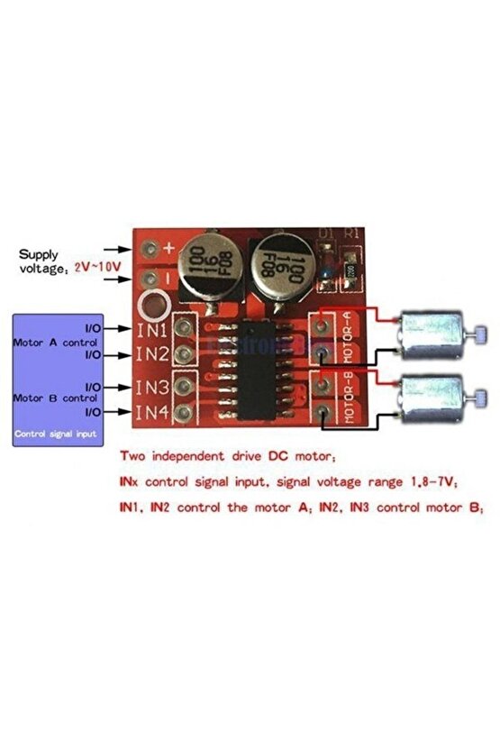 Mx1508 Dc Motor Sürücü Modülü