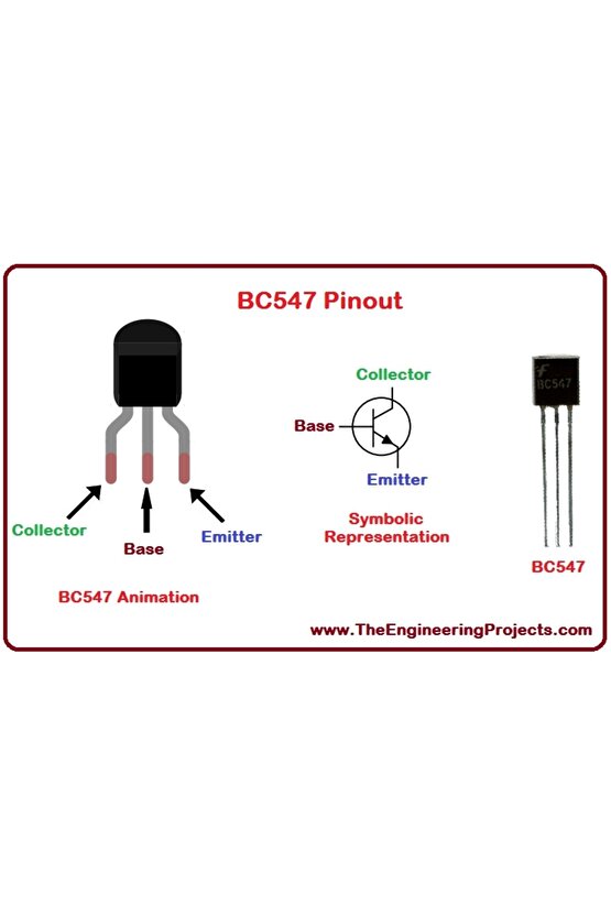 5 Adet Bc 547 Npn Transistör