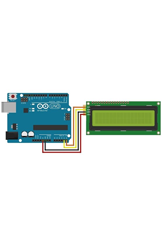 4x20 Lcd Ekran I2c Modüllü