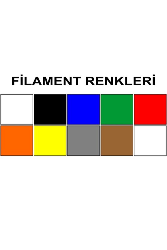 Pembe Kalem Yazıcı+10 Renk 100 Metre(10x10metre) Pla Filament