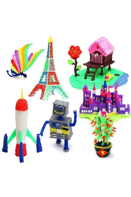 3d Kalem Yazıcı Için 10 Renk 30 Metre (10 X 3 Metre) Pla
