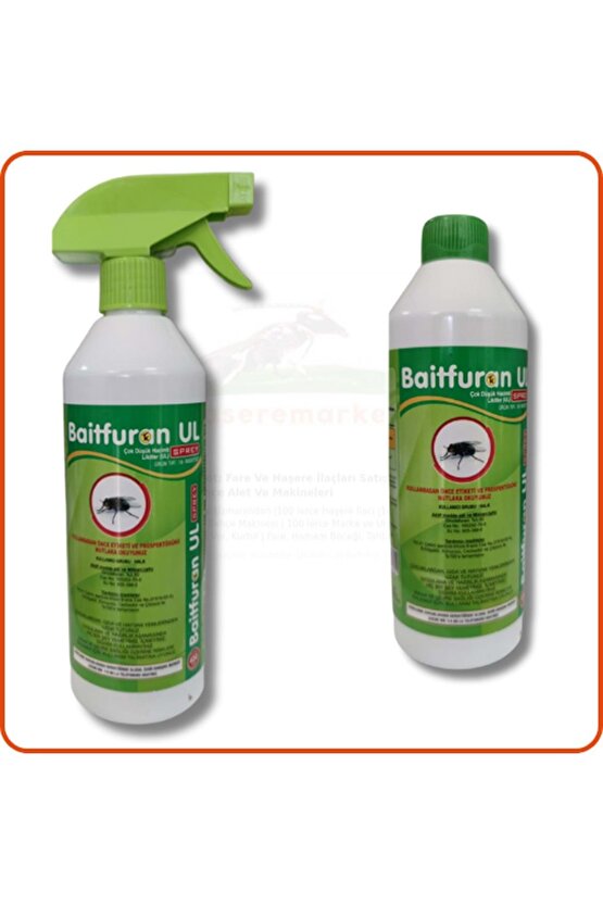 Baitfuran UL Kullanıma Hazır Karasinek Öldürücü Sprey| 450 ml