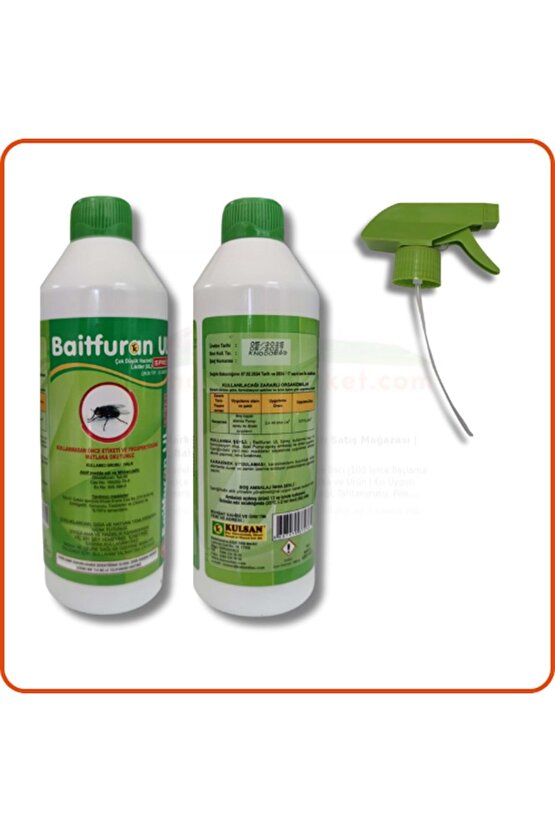 Baitfuran UL Kullanıma Hazır Karasinek Öldürücü Sprey| 450 ml