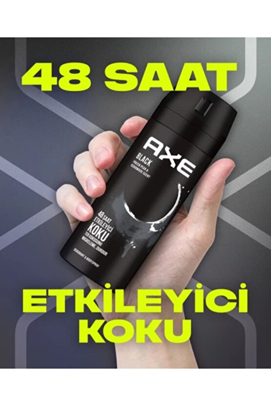 Erkek Deodorant Sprey Black 150 Ml