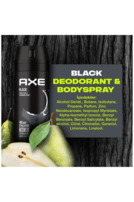 Erkek Deodorant Sprey Black 150 Ml