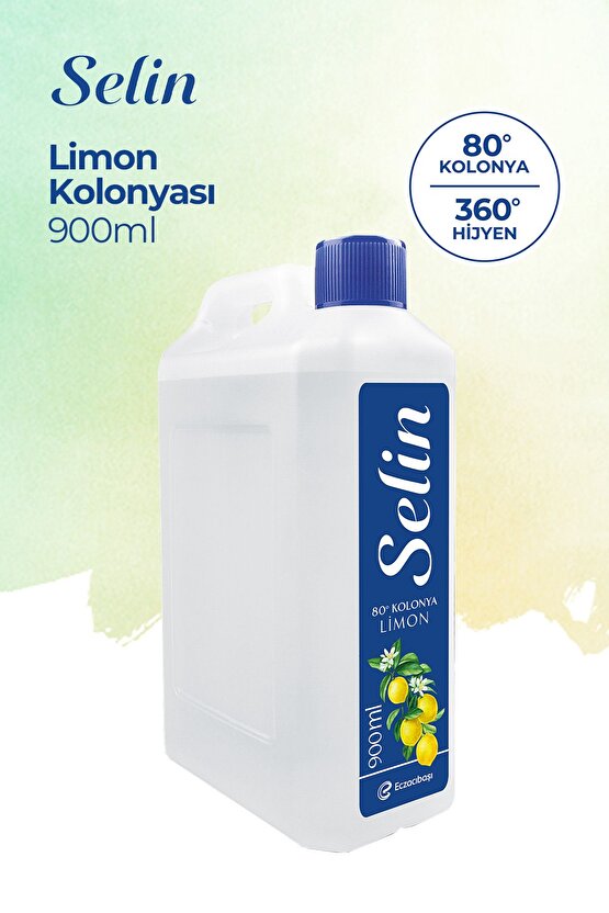 SELİN LİMON KOLONYASI 900 ML +SELİN LİMON KOLONYASI 400ML