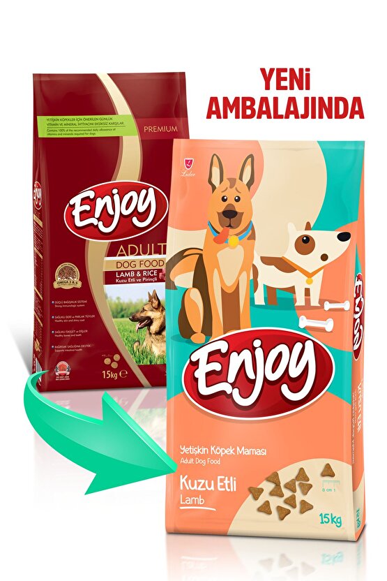 Kuzulu Ve Pirinçli Yetişkin Köpek Maması 15 Kg