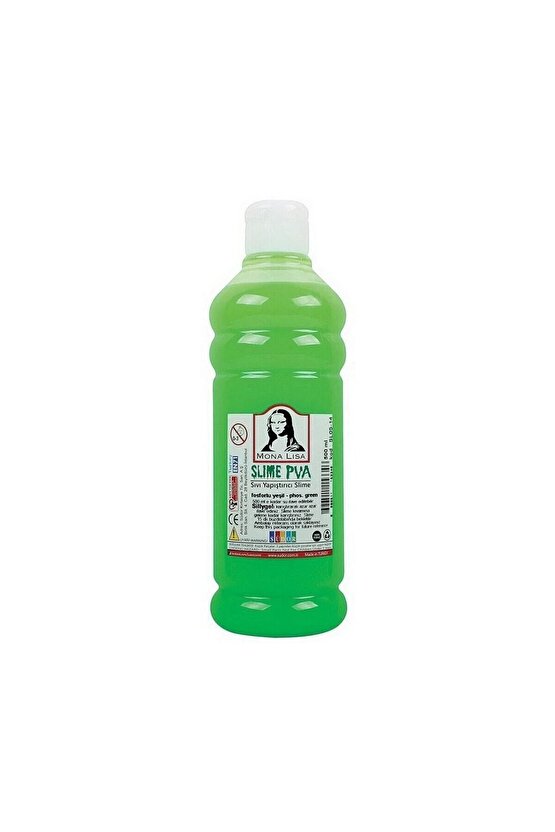 Mona Lisa Slime Slaym Sıvı Yapıştırıcı Fosforlu Yeşil 500ml