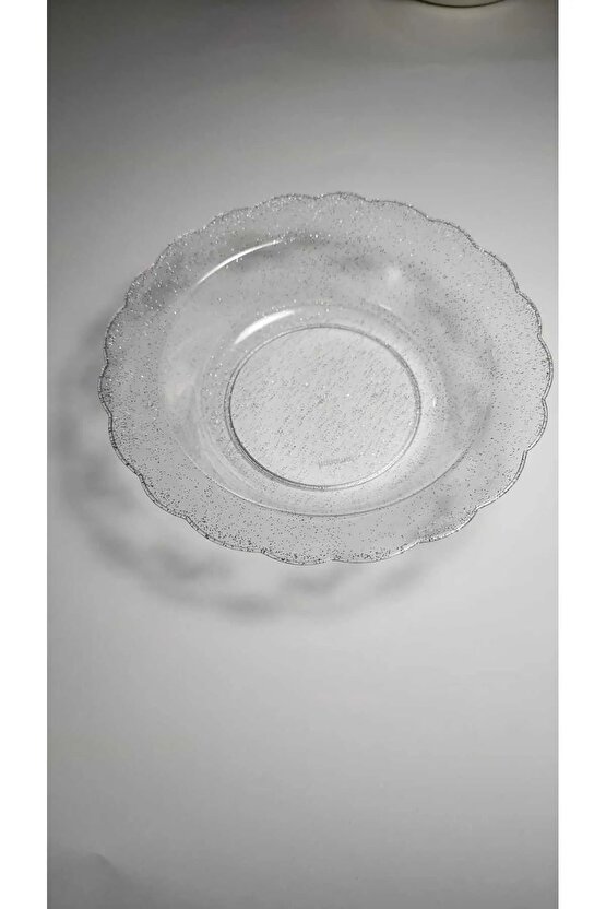 Mika Tabak& Parti Tabak&parti Mika Tabak & Doğum Günü Tabak & Plastik Çorba Tabakkase 19 Cm 6 Adet