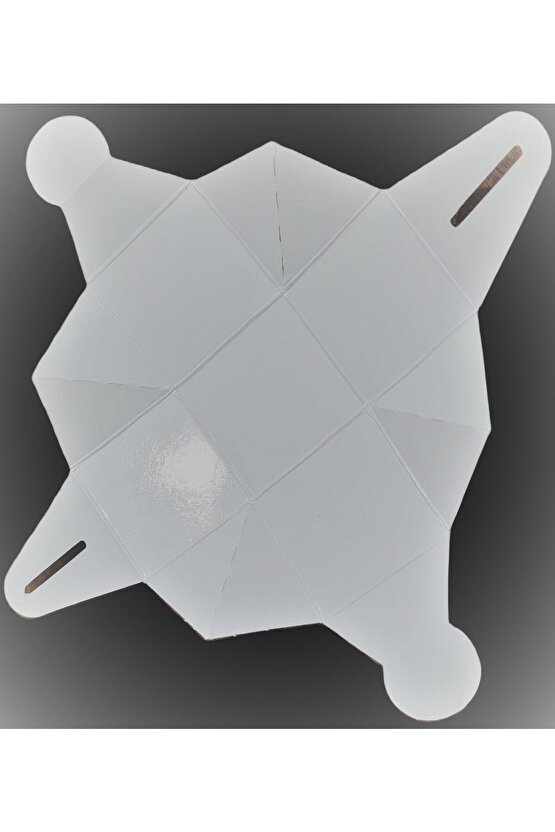 Lokum Kutusu 5,5x4x4 Cm 50 Adet Gümüş