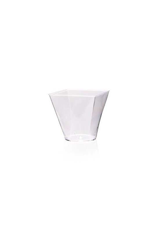 Mini Kare Kap Kase 60 Ml 25 Adet (ps Şeffaf)