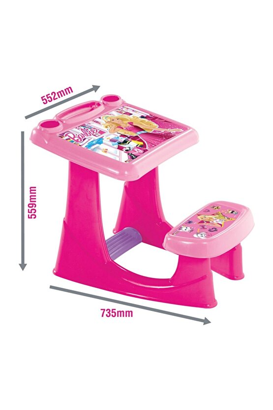 Barbie Çalışma Masası Kız Oyun Seti