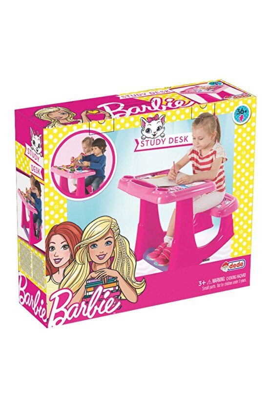 Barbie Çalışma Masası Kız Oyun Seti