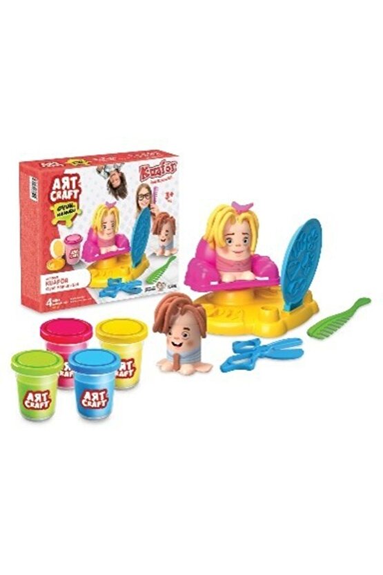 Unisex Çocuk Artcraft Kuaför Oyun Hamur Seti
