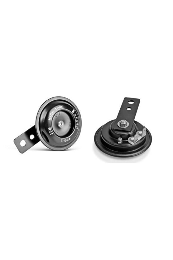 Motorsiklet Kornası 12 Volt  Küçük Kafa  Siyah