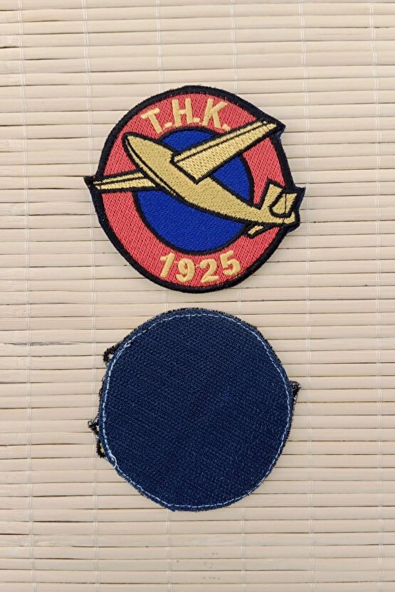 T.H.K 1925 Yazili Tayyare Logolu Nakis islemeli Arma Ppec Patch