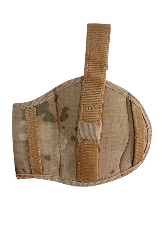 Sag El Jandarma Kamuflaj Renkli Yarim Kelebek impertex Silah Kilifi