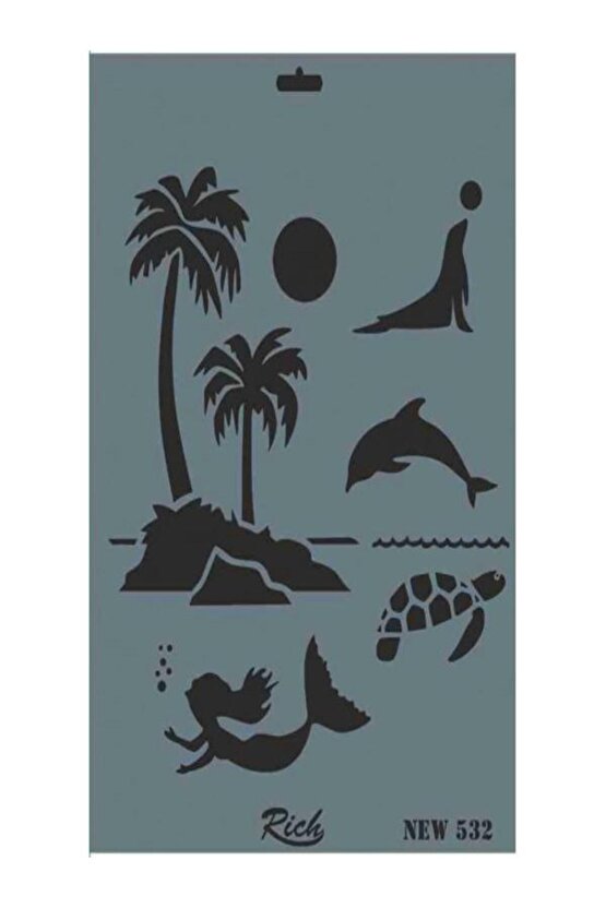Stencil New Seri 532 25x35