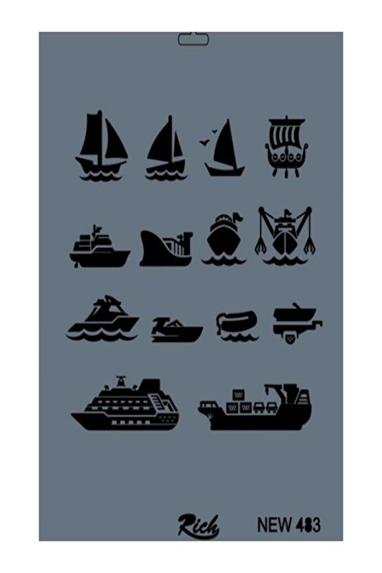 Stencil New Seri 483 25x35
