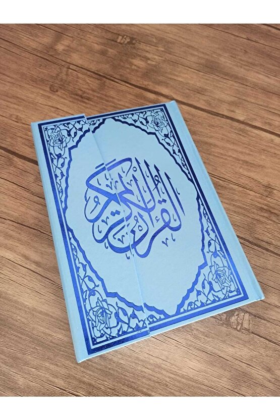 Haktan Yayınları Kuran Kursu Seti; Orta Boy Mavi Kuran, Elifba, Rahle