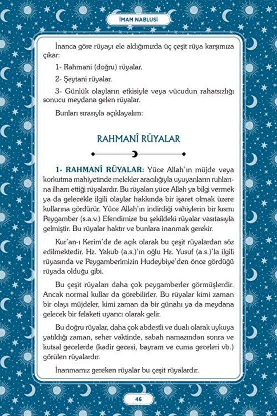 Büyük Rüya Tabirleri Ansiklopedisi (CİLTLİ) Imam Nablusi
