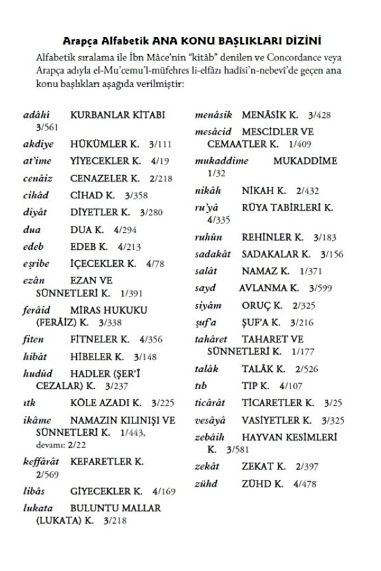 SÜNEN İBN MACE 4CİLT -OCAK YAYINLARI
