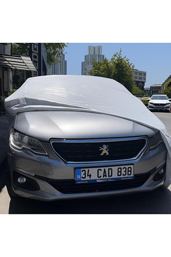 Peugeot 301 - Citroen C-Ellysee Uyumlu Oto Branda | Su Geçirmez Araba Örtüsü + Taşıma Çantası