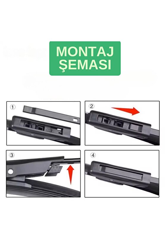 Renault Clio 3 (2006-2011) Araca Özel Ön Silecek Takımı