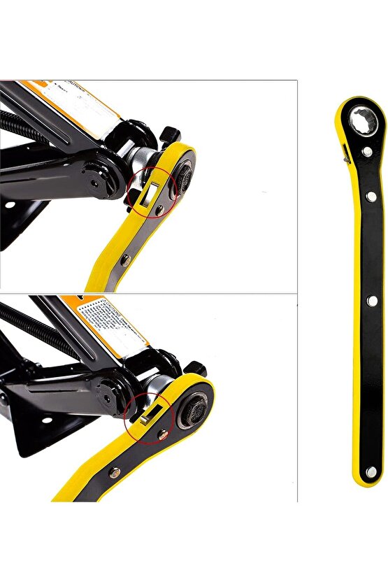 Kriko 1.5 Ton Cırcır Kollu Oto Kaldırma Krikosu | Beybi Eldiven Hediyeli !