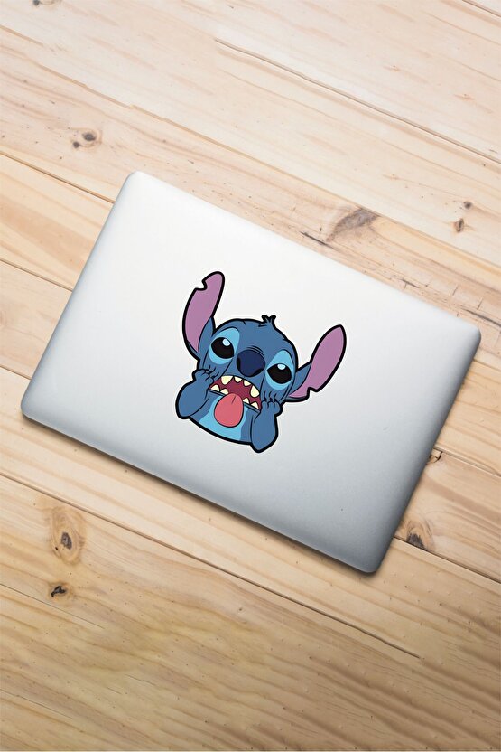 Stitch Sticker 13,5x12,5 Cm Su Geçirmez Yüksek Çözünürlüklü Araba Laptop Motorsiklet Etiket Sticker