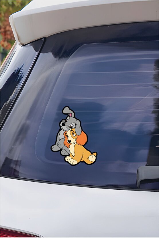 Lady And The Trump 11x14 Cm Su Geçirmez Yüksek Çözünürlüklü Araba Laptop Oto Motor Kask Sticker