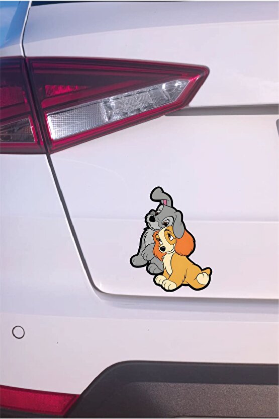 Lady And The Trump 11x14 Cm Su Geçirmez Yüksek Çözünürlüklü Araba Laptop Oto Motor Kask Sticker