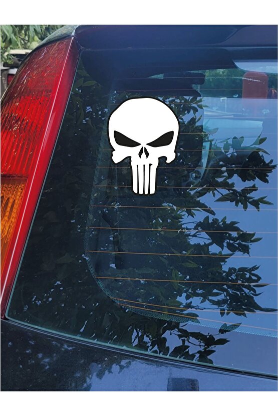 Kuru Kafa 9,5x13 Cm Su Geçirmez Yüksek Çözünürlüklü Araba Laptop Oto Motor Kask Duvar Cam Sticker