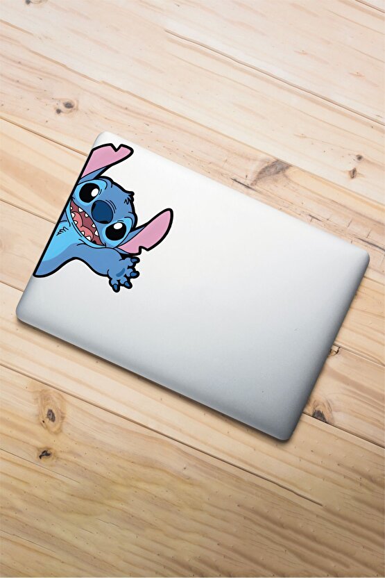 Stitch Sticker 11x16,5 Cm Su Geçirmez Yüksek Çözünürlüklü Araba Laptop Motorsiklet Kask Sticker