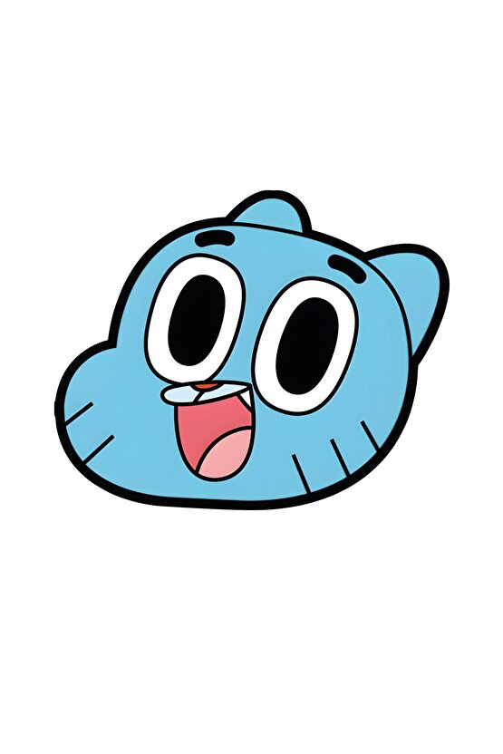 Gumball-darwin Sticker 12x10 Ve 12x10 Cm Ikili Su Geçirmez Araba Laptop Oto Motor Kask Sticker
