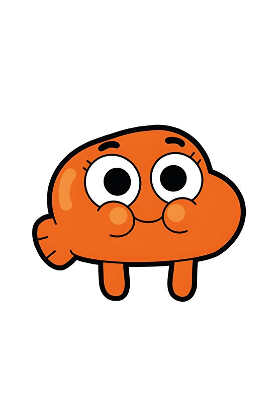 Gumball-darwin Sticker 12x10 Ve 12x10 Cm Ikili Su Geçirmez Araba Laptop Oto Motor Kask Sticker