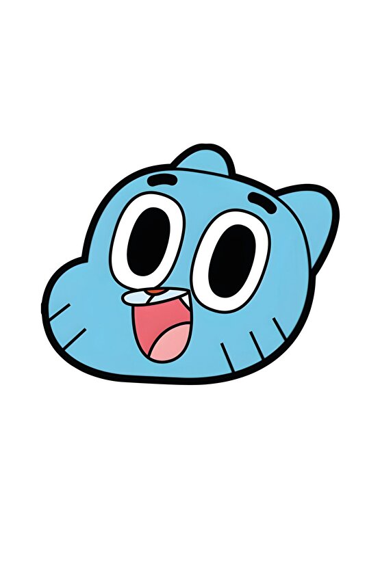 Gumball-darwin Sticker 12x10 Ve 12x10 Cm Ikili Su Geçirmez Araba Laptop Oto Motor Kask Sticker