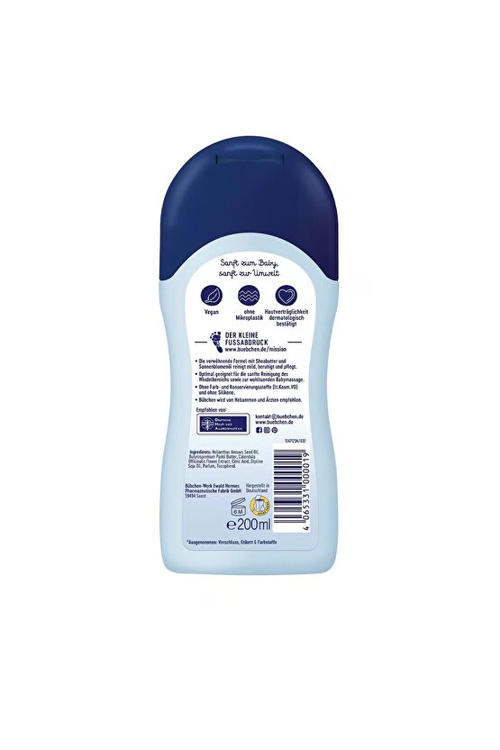 Yenidoğan Sensitive Bebek Yağı 200 ml