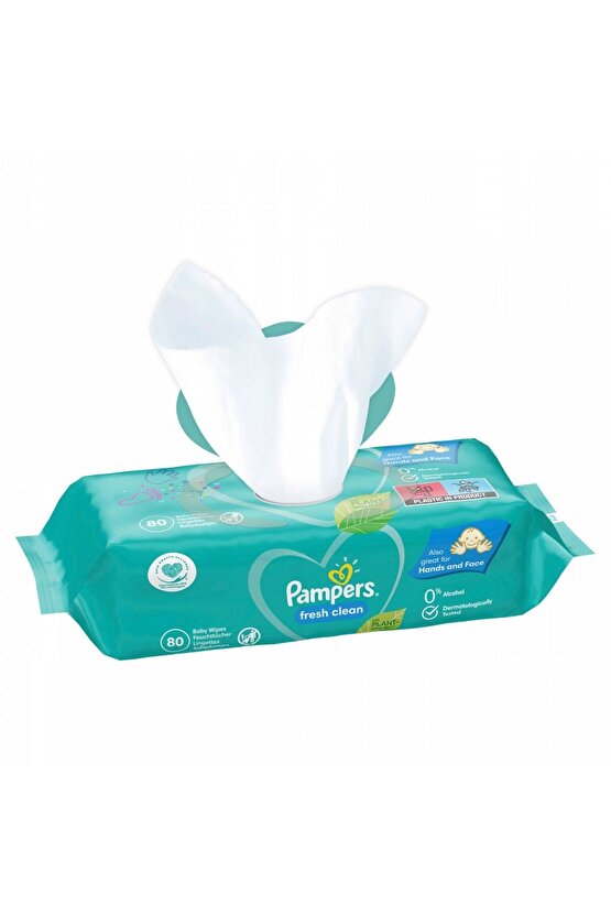 Pampers Temiz Ve Ferah Islak Bebek Havlusu 80li