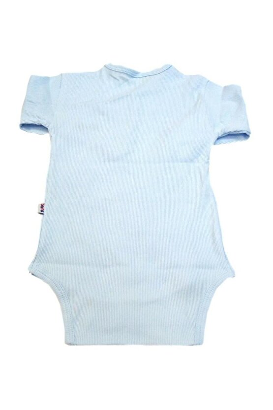 Uzun Kol Kaşkorse Badi (BODY) - Mavi 12-18 Ay