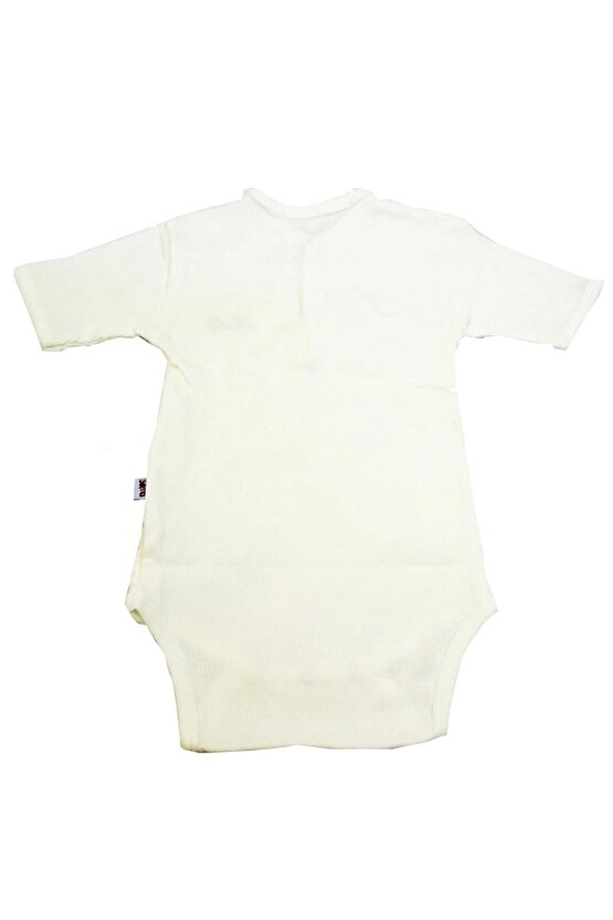 Yarım Kol Kaşkorse Badi (BODY) - Ekru 12-18 Ay