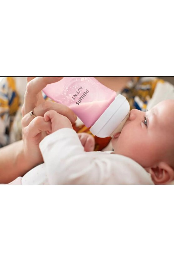 Doğal Tepkili Pp Pembe Biberon 260ml 1 Ay Scy90311, SCY90311, Tek Ebat