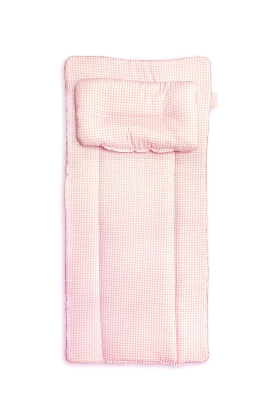 Lüks Nakışlı Alt Açma Minderi - Pembe