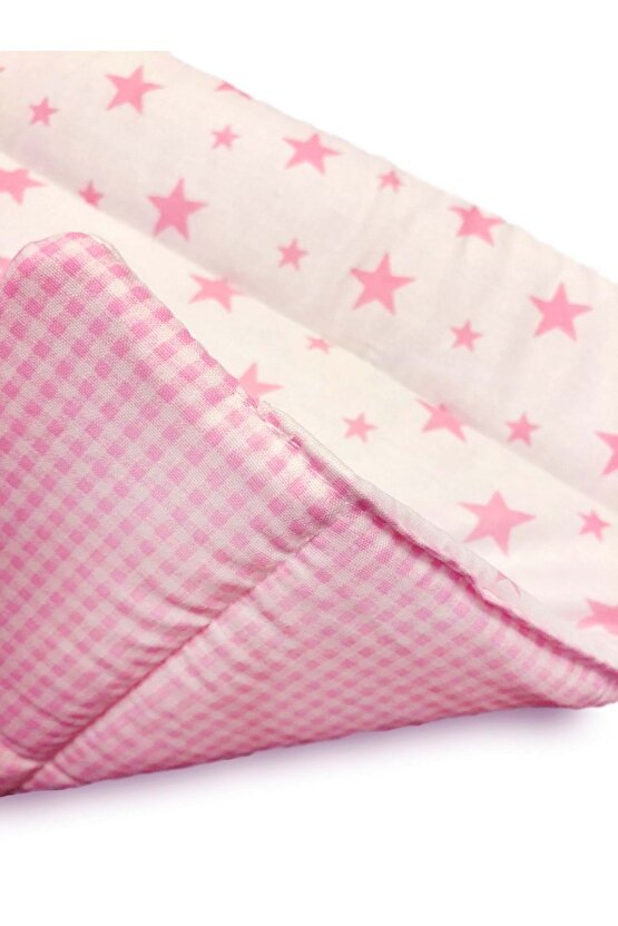 Lüks Nakışlı Alt Açma Minderi - Pembe