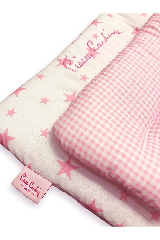Lüks Nakışlı Alt Açma Minderi - Pembe