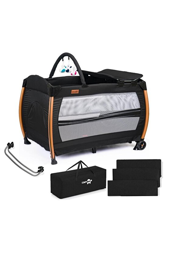 Power Park Yatak Oyun Parkı 70x110 - Cosmos Black
