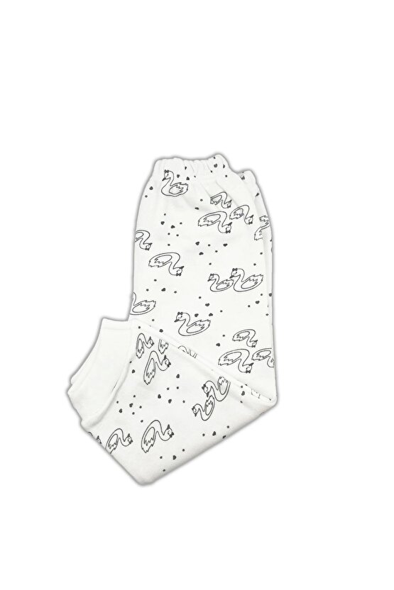 Sevimli Kuğu Bebek Pijama Takımı 6-9 Ay