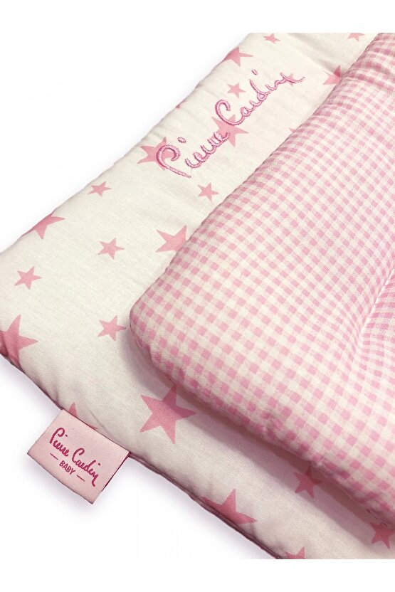 Lüks Nakışlı Alt Açma Minderi - Pembe