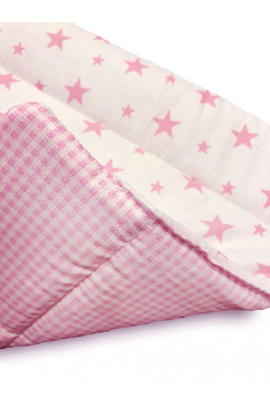 Lüks Nakışlı Alt Açma Minderi - Pembe